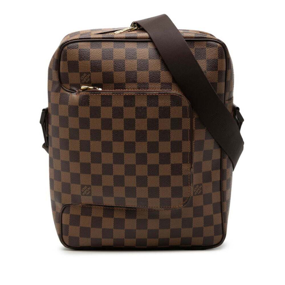 LOUIS VUITTON Brown Damier Leather Shoulder Bag